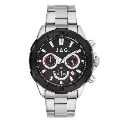 Jag Winton Black Stainless Steel 44mm Watch