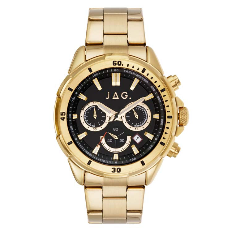 Jag Winton Gold Stainless Steel 44mm Watch
