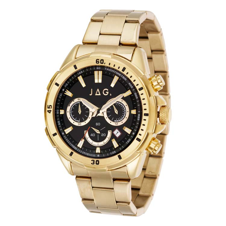 Jag Winton Gold Stainless Steel 44mm Watch