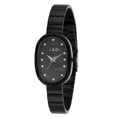 Jag Lorne Black Mother Of Pearl Alloy 23.5mm Watch