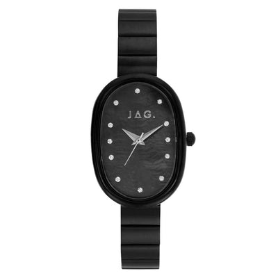 Jag Lorne Black Mother Of Pearl Alloy 23.5mm Watch