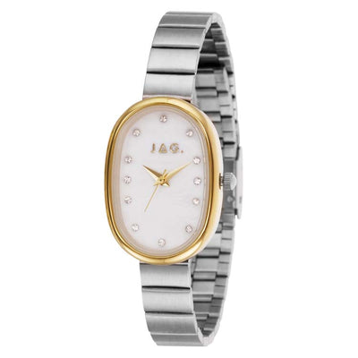 Jag Lorne White Mother Of Pearl Alloy 23.5mm Watch
