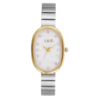 Jag Lorne White Mother Of Pearl Alloy 23.5mm Watch