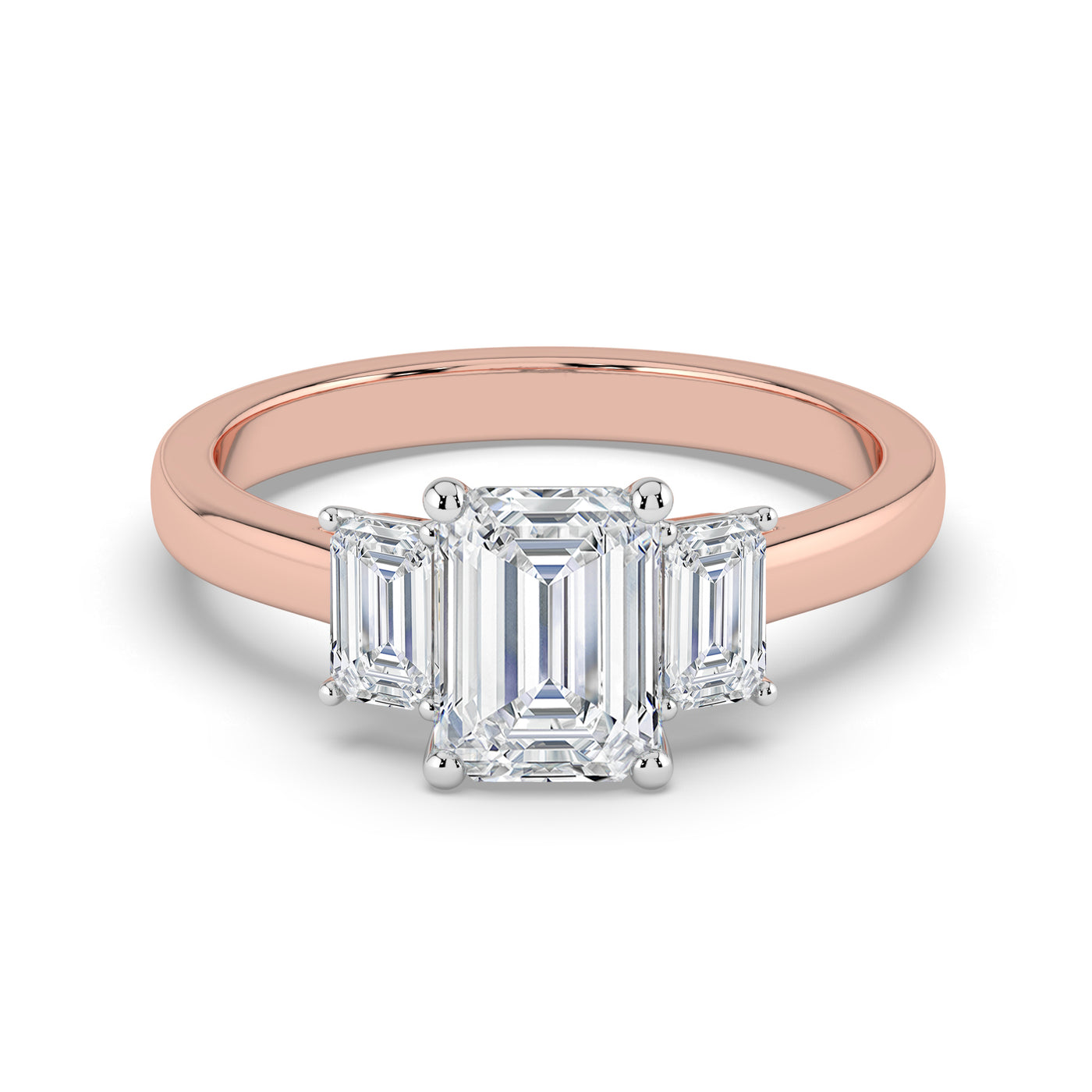 Emerald Trilogy Ring