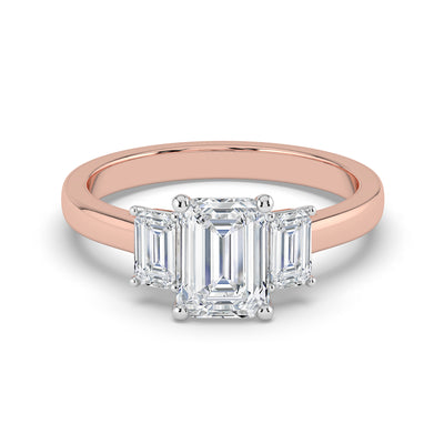 Emerald Trilogy Ring