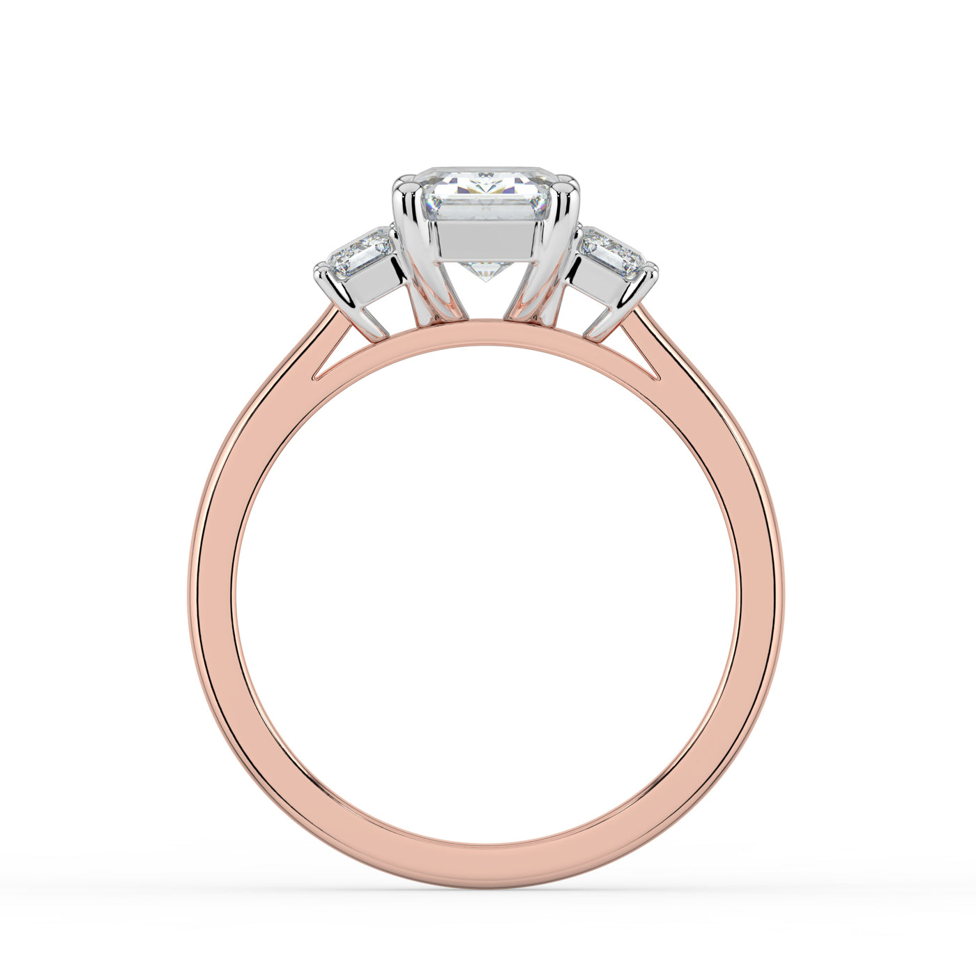 Emerald Trilogy Ring