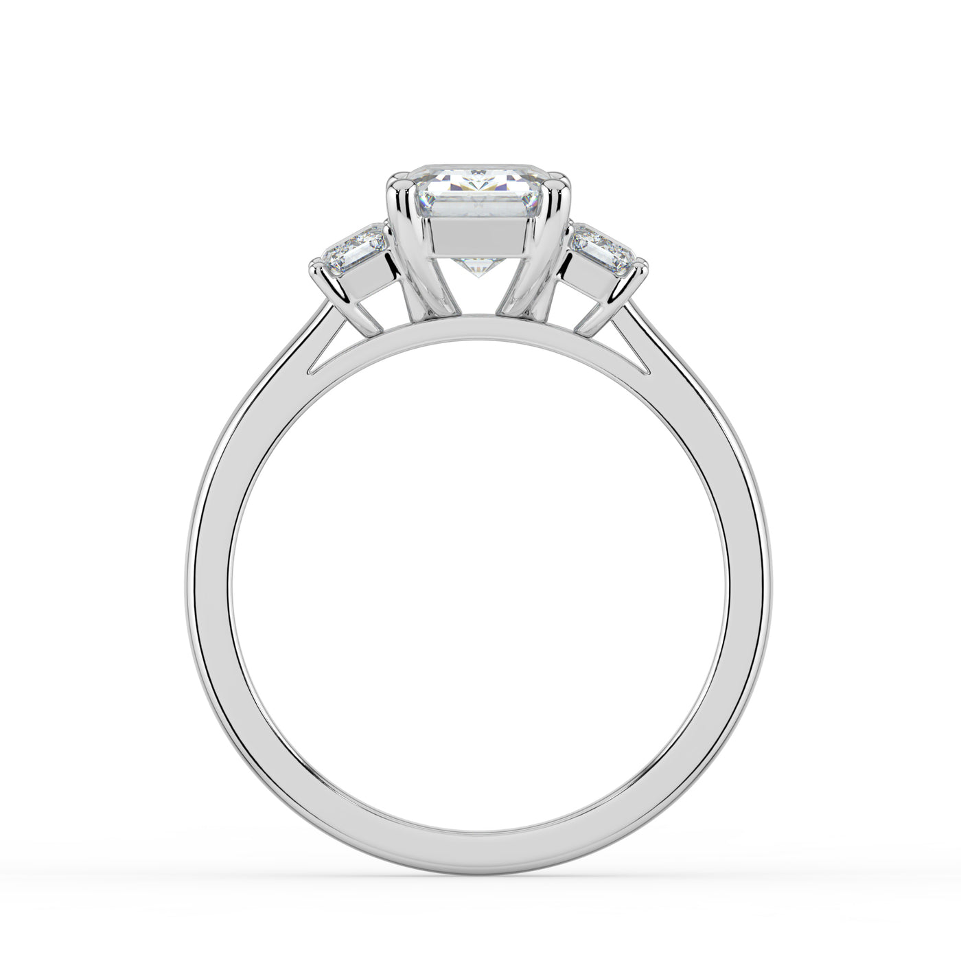 Emerald Trilogy Ring