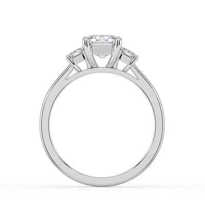 Emerald Trilogy Ring