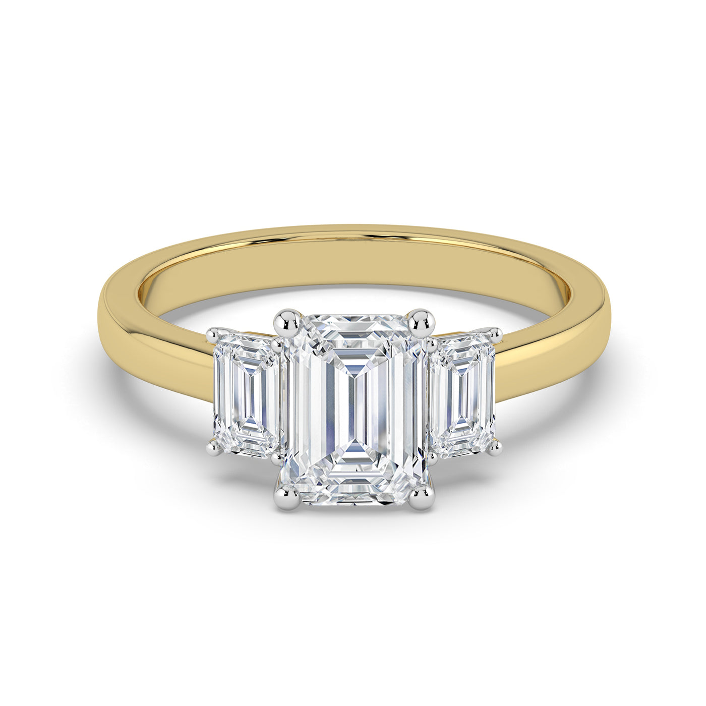 Emerald Trilogy Ring