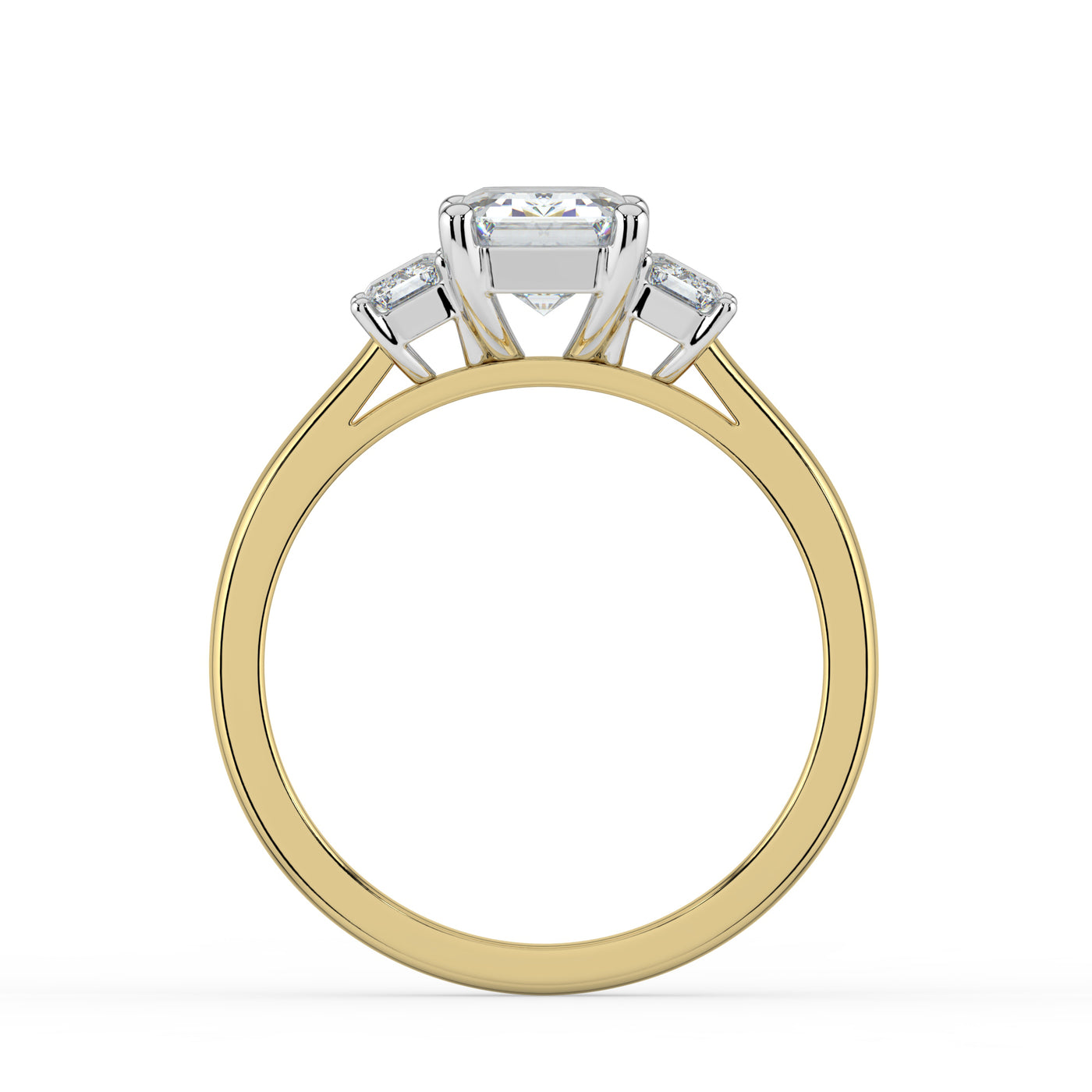 Emerald Trilogy Ring