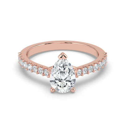 Pear Diamond Ring