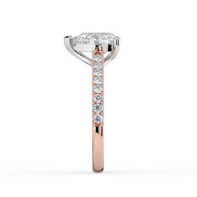 Pear Diamond Ring