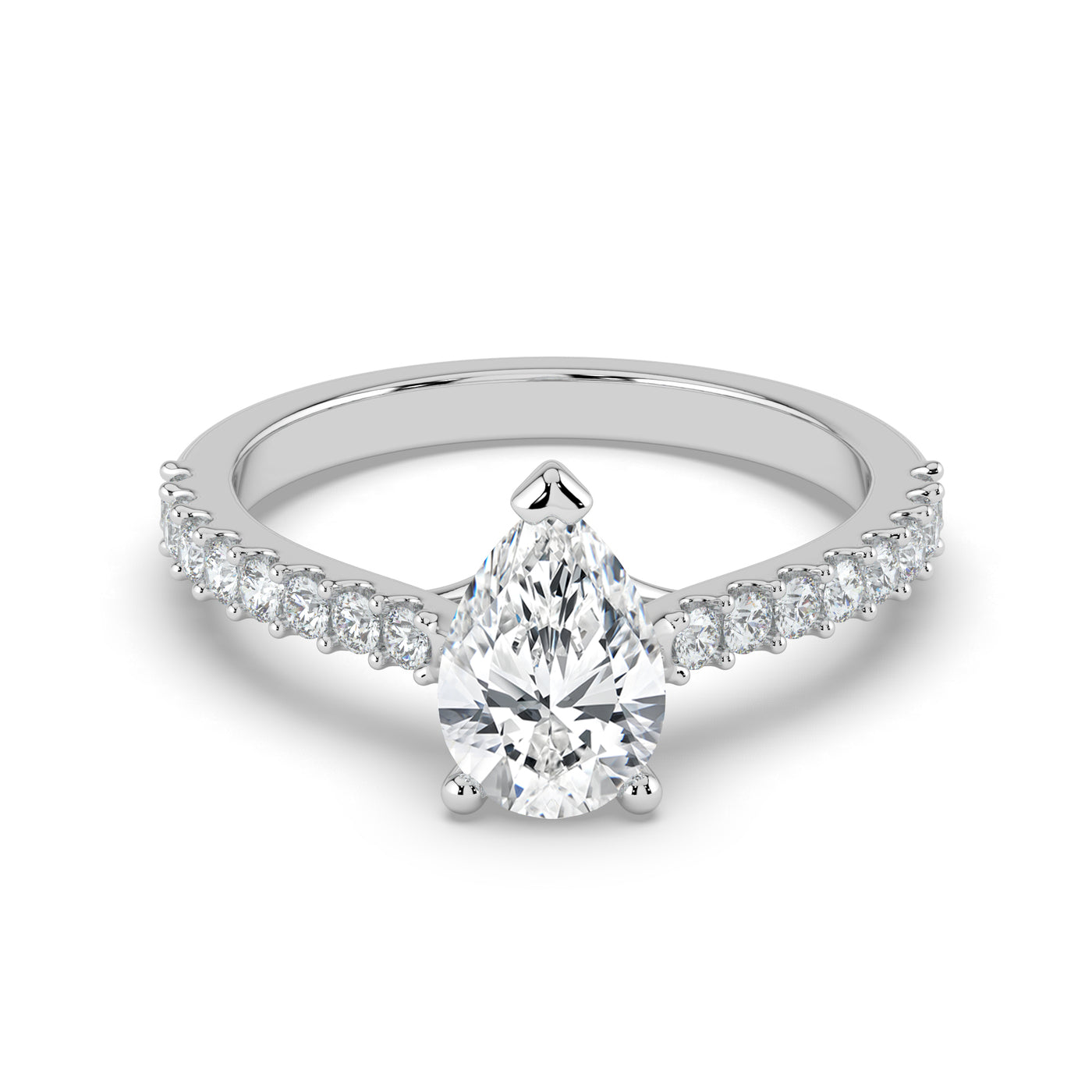 Pear Diamond Ring