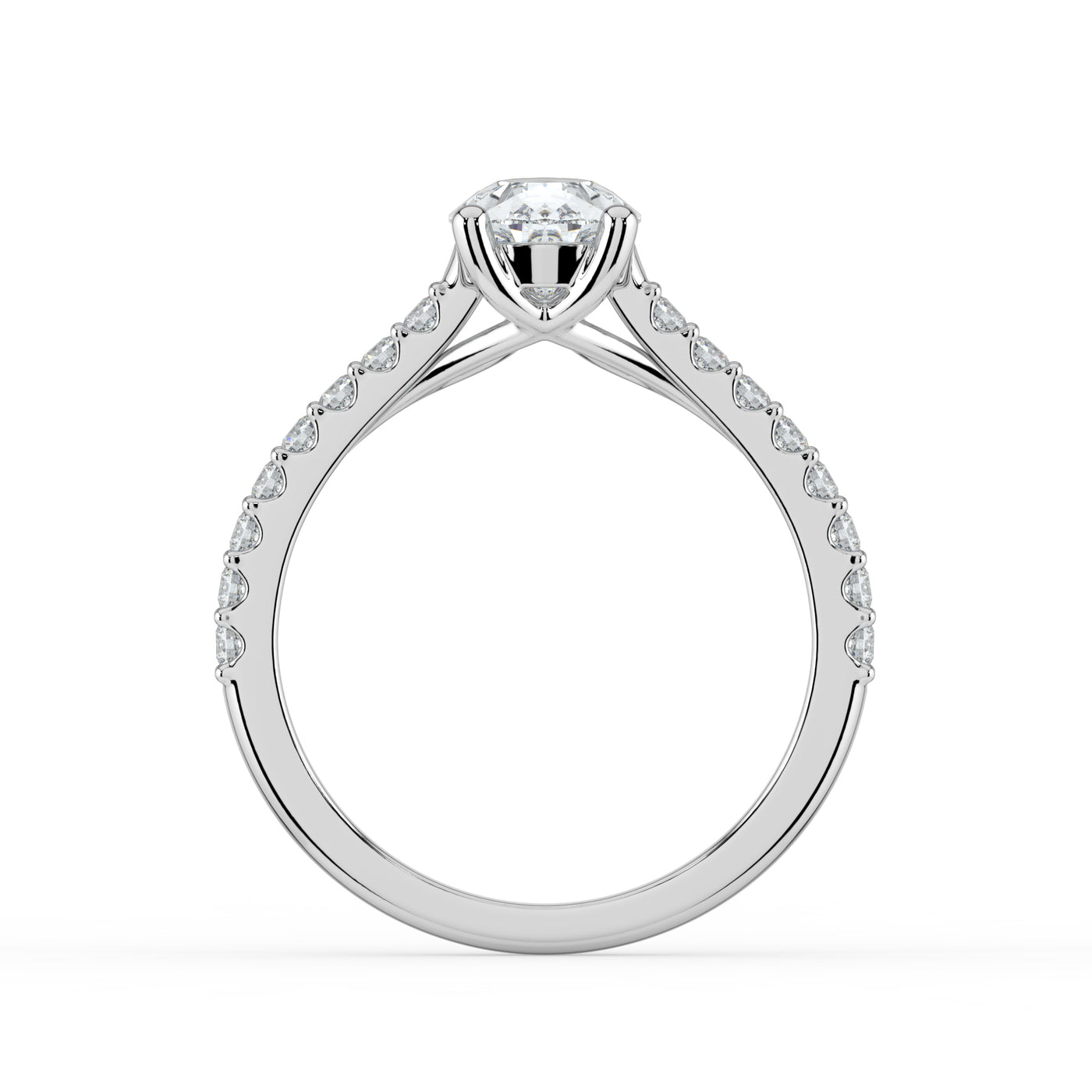 Pear Diamond Ring