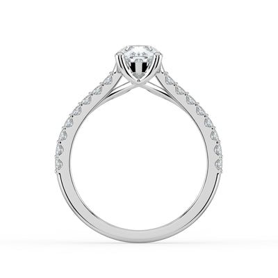 Pear Diamond Ring