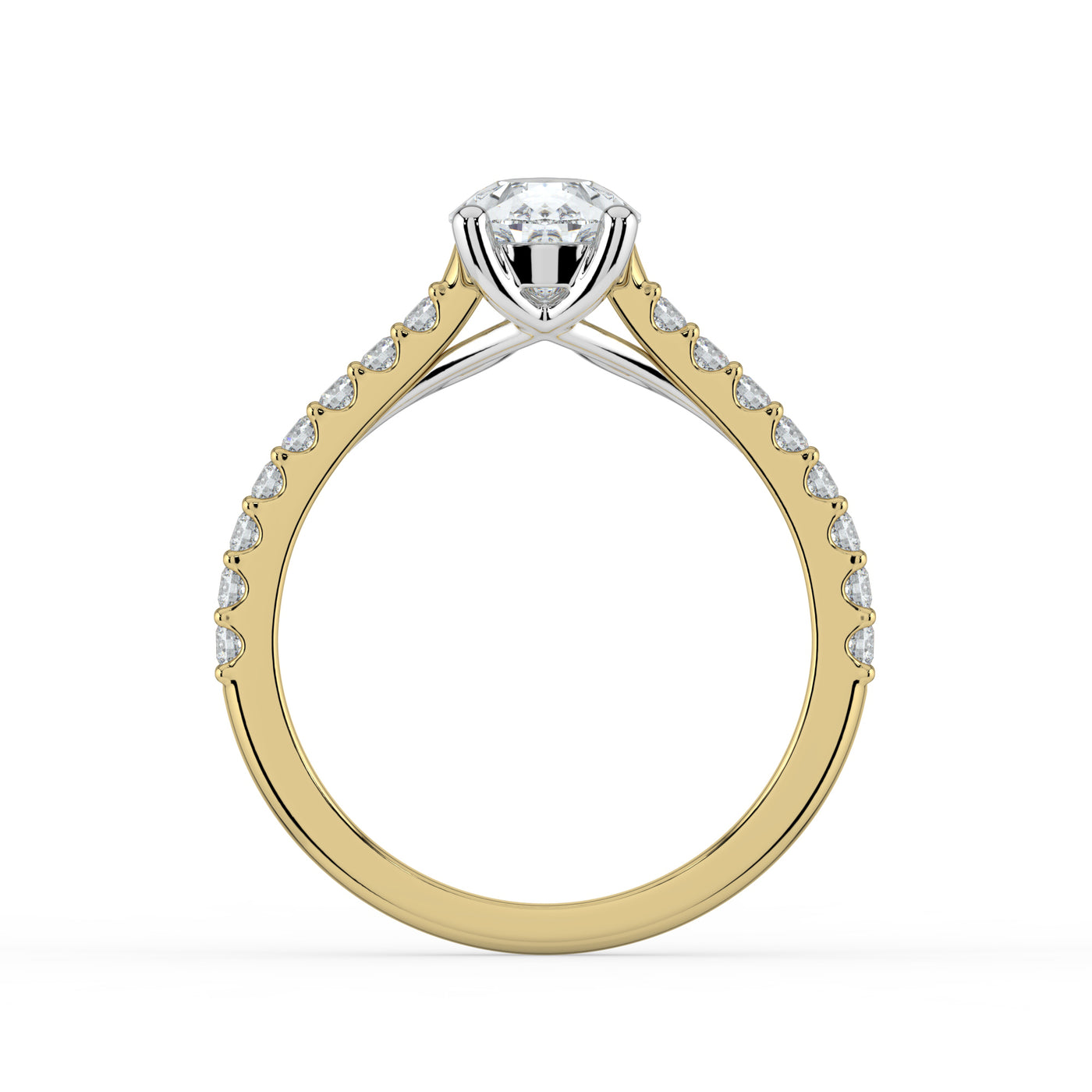 Pear Diamond Ring