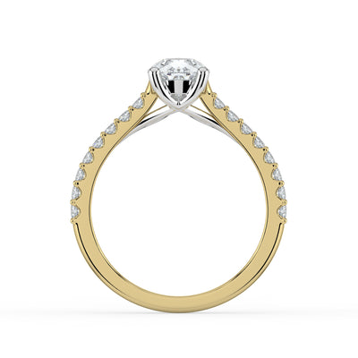 Pear Diamond Ring