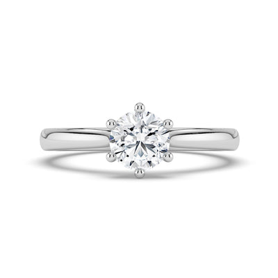 Round Brilliant Solitaire Ring