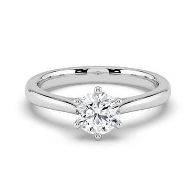 Round Brilliant Solitaire Ring