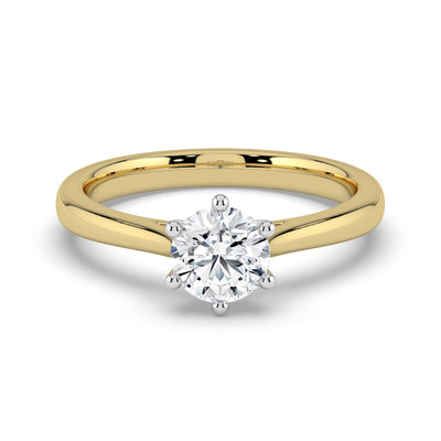Round Brilliant Solitaire Ring