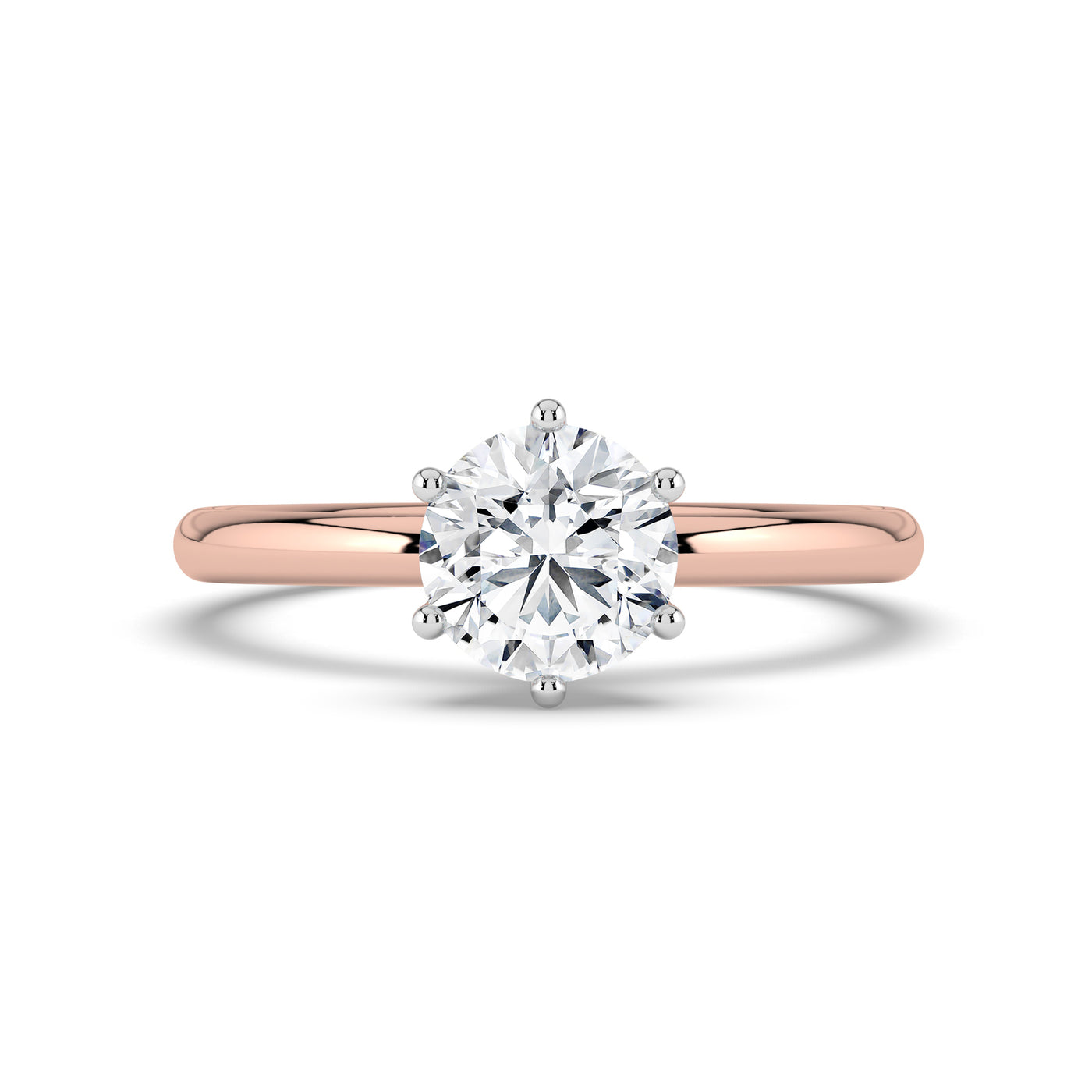 Hidden Halo Solitaire Ring