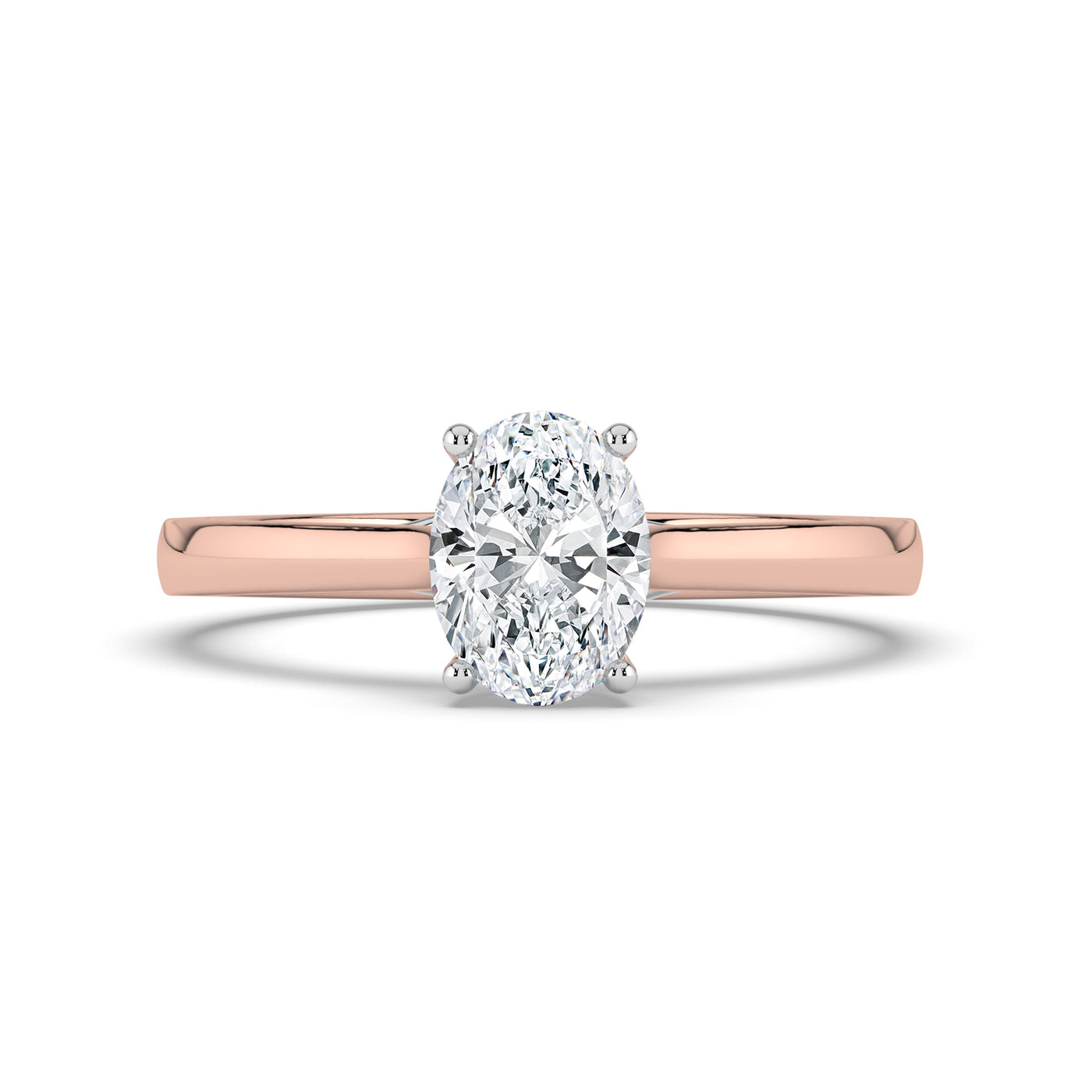 Oval Solitaire Ring