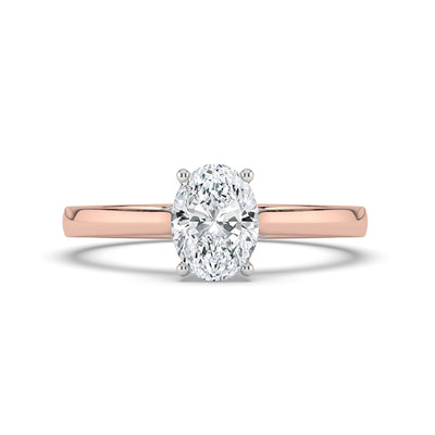 Oval Solitaire Ring