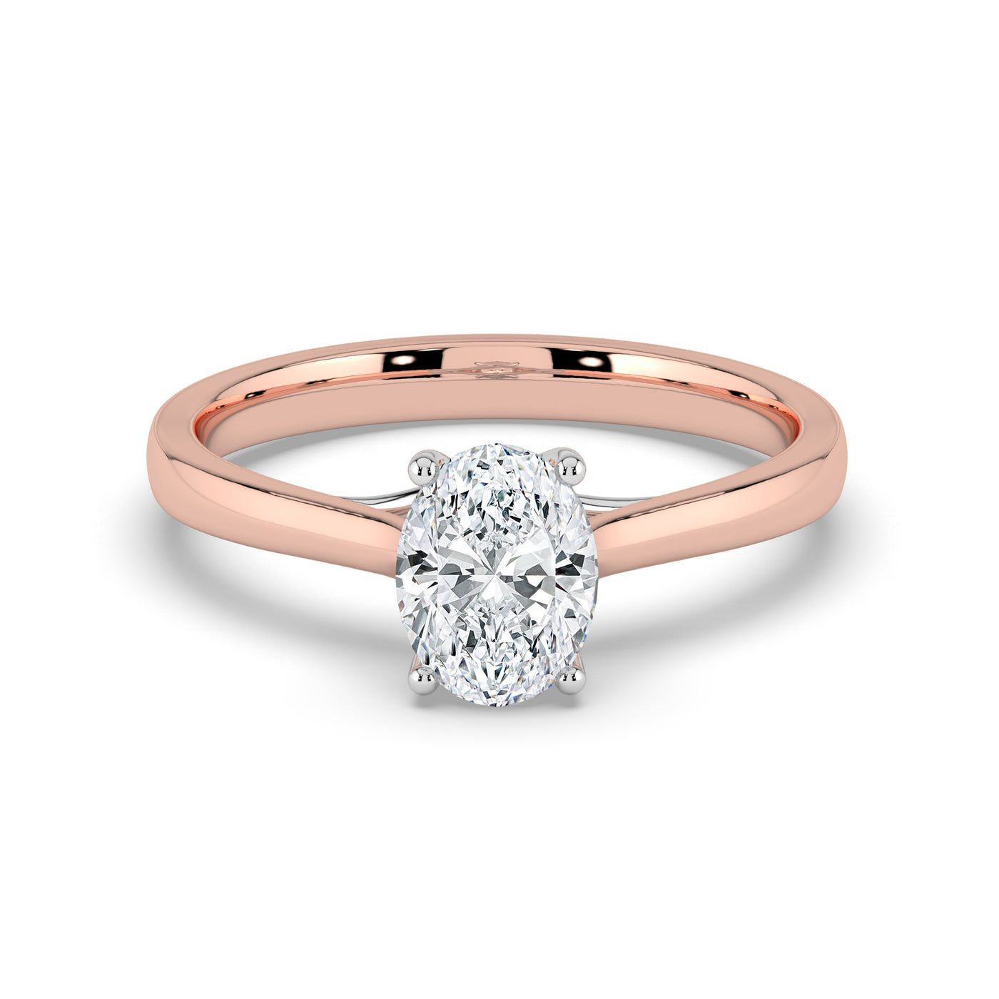 Oval Solitaire Ring