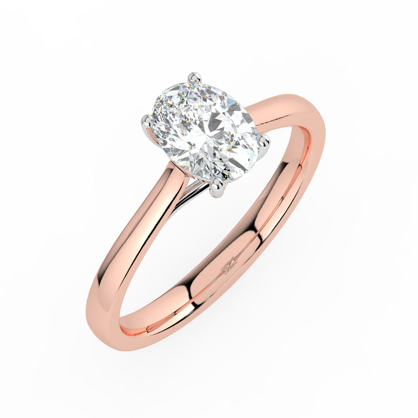 Oval Solitaire Ring