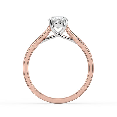 Oval Solitaire Ring