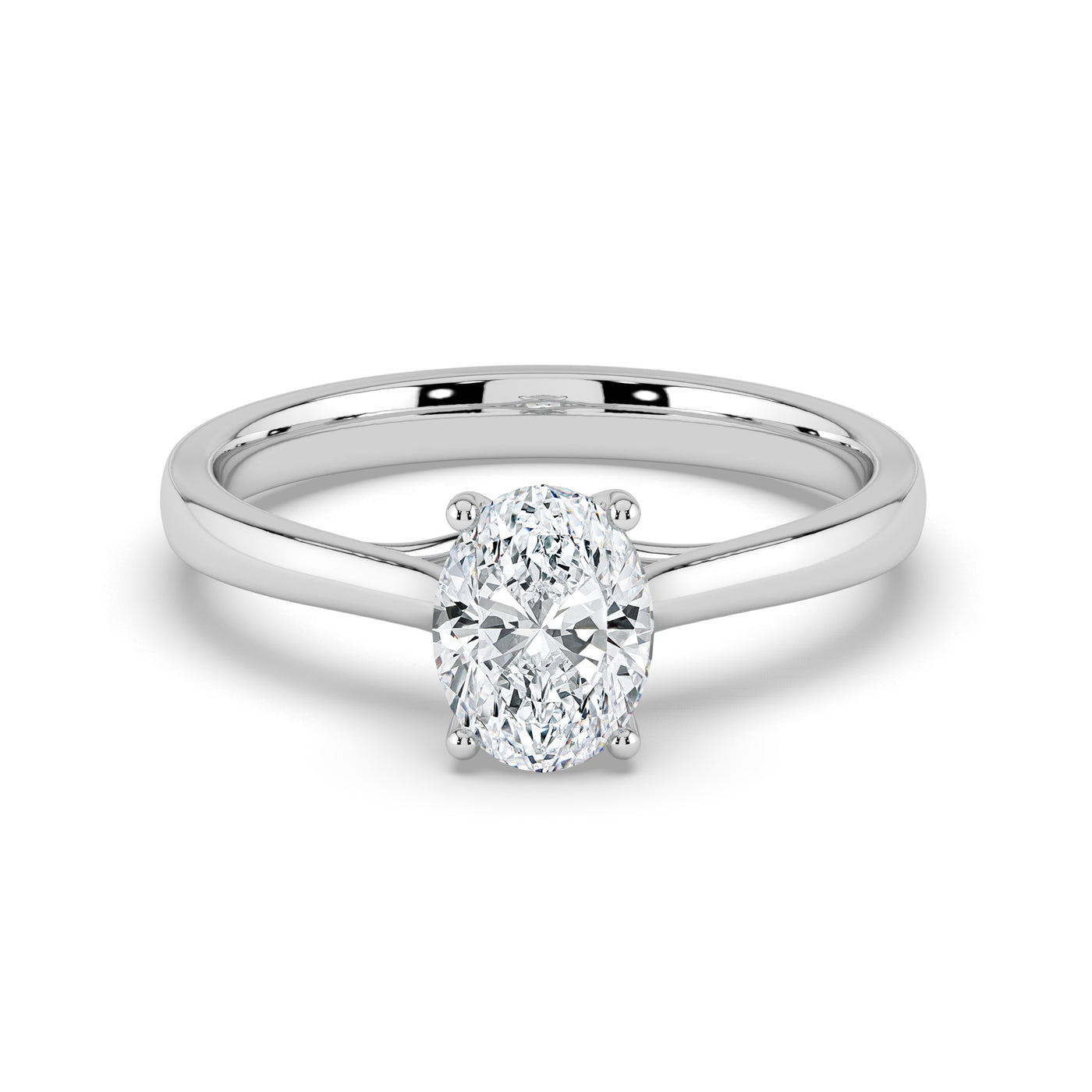 Oval Solitaire Ring