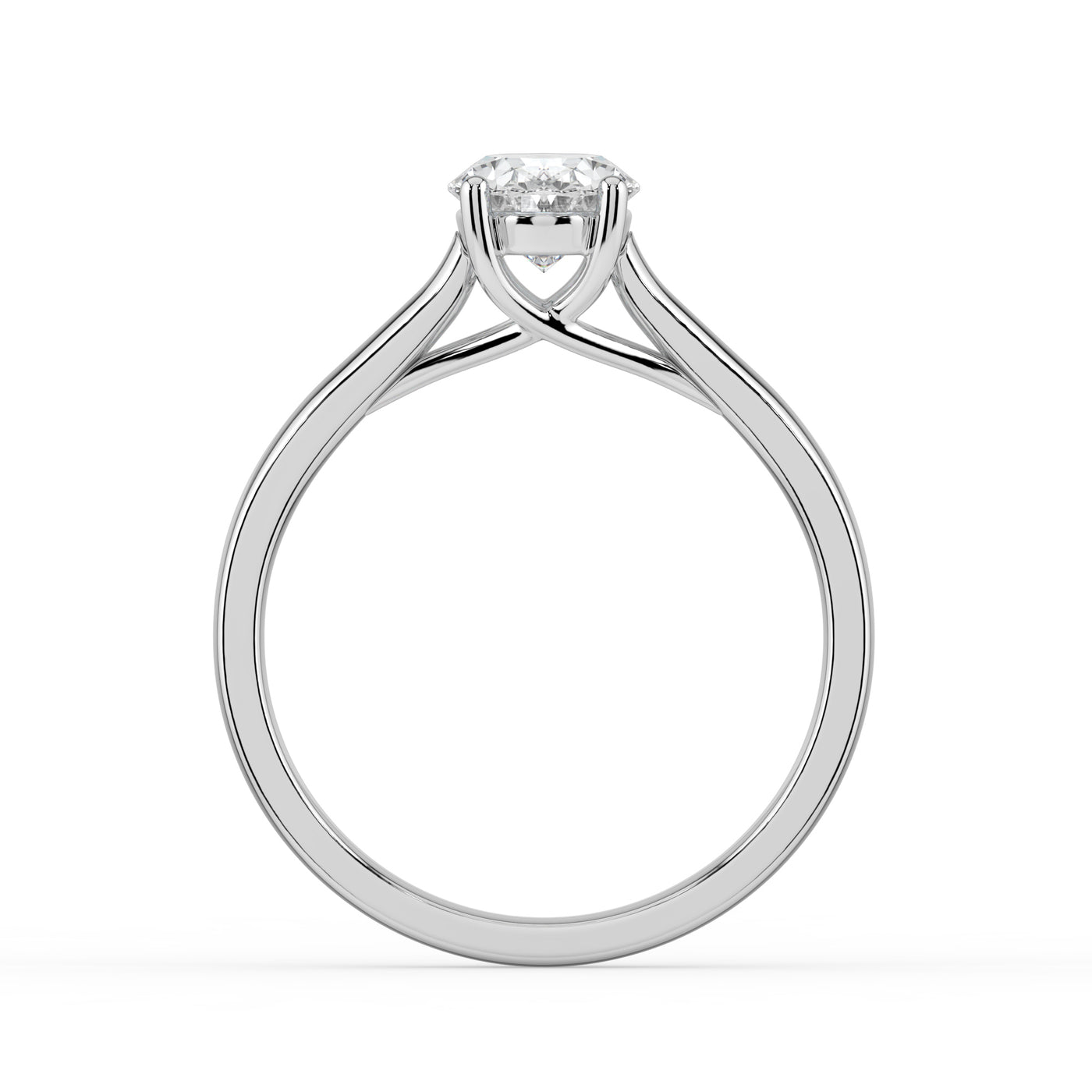 Oval Solitaire Ring