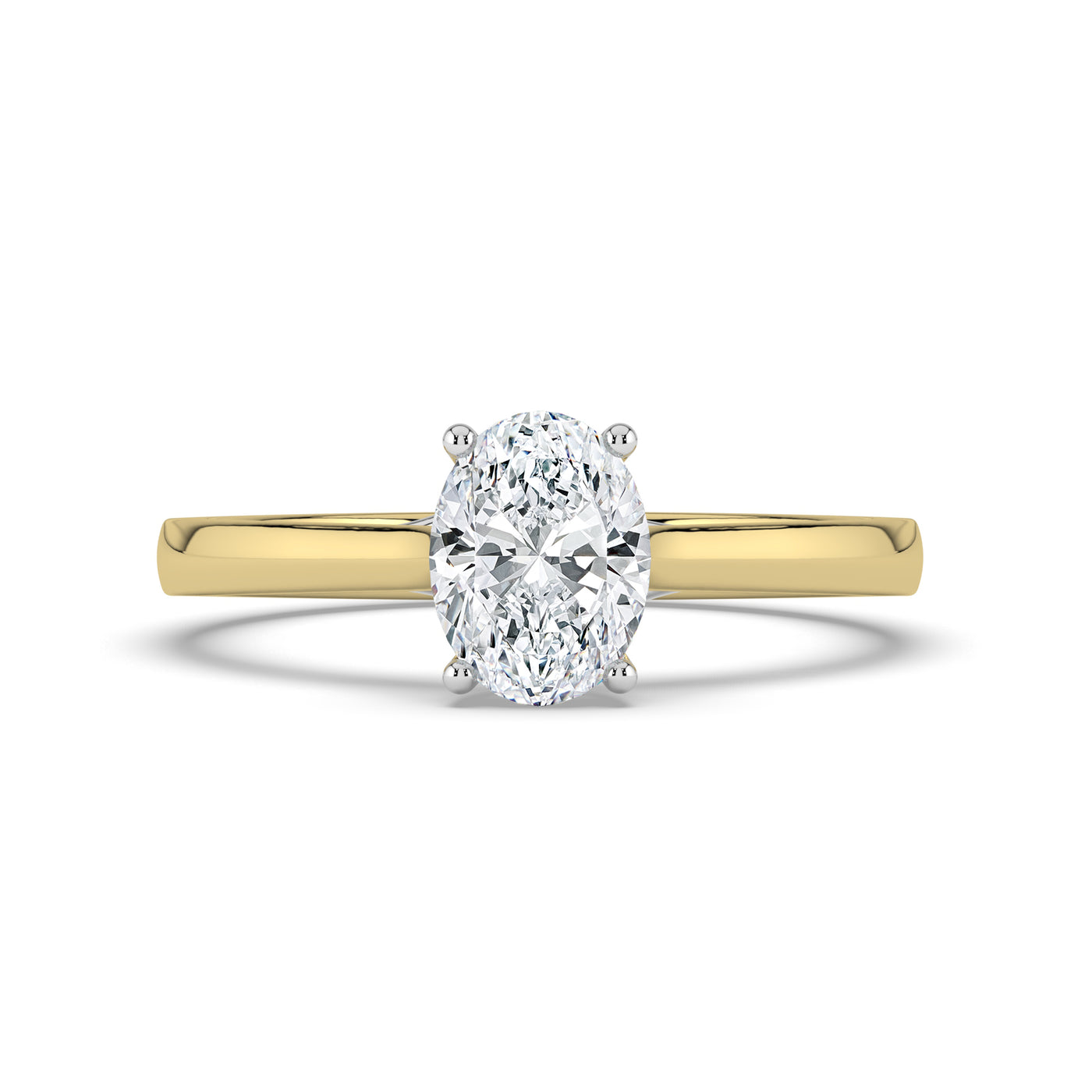 Oval Solitaire Ring