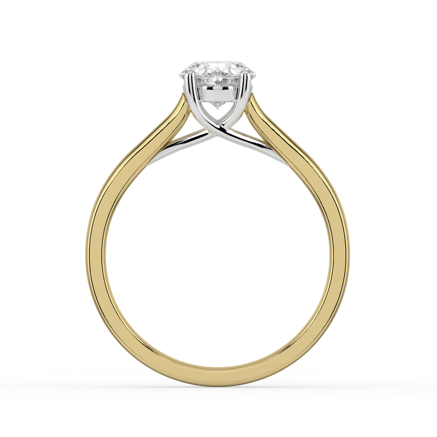 Oval Solitaire Ring