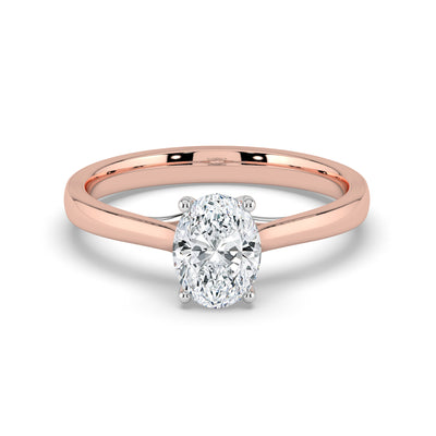 Oval Solitaire Ring