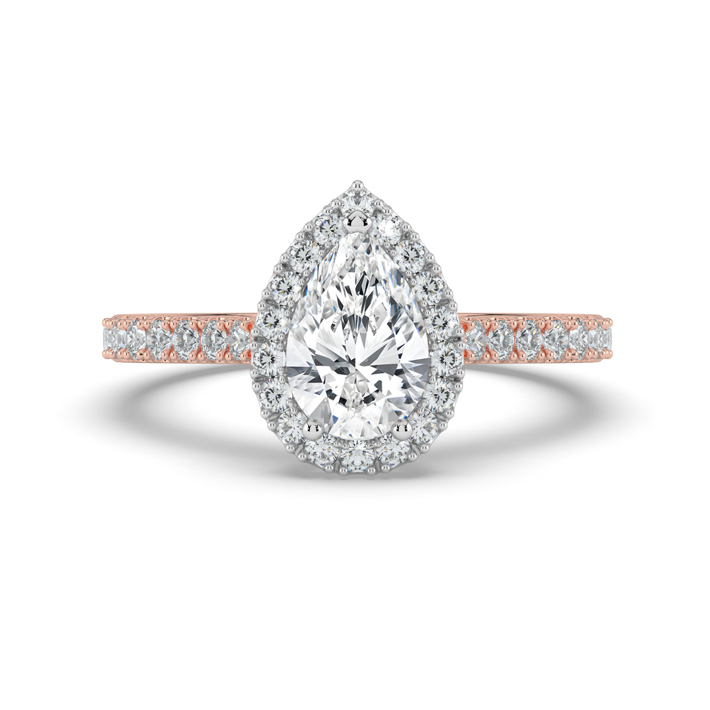 Pear Cut Diamond Ring