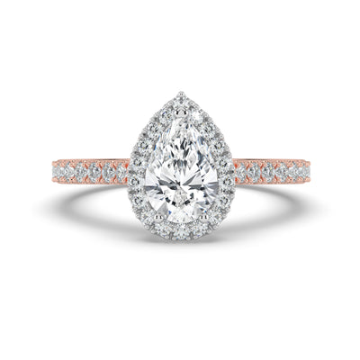 Pear Cut Diamond Ring