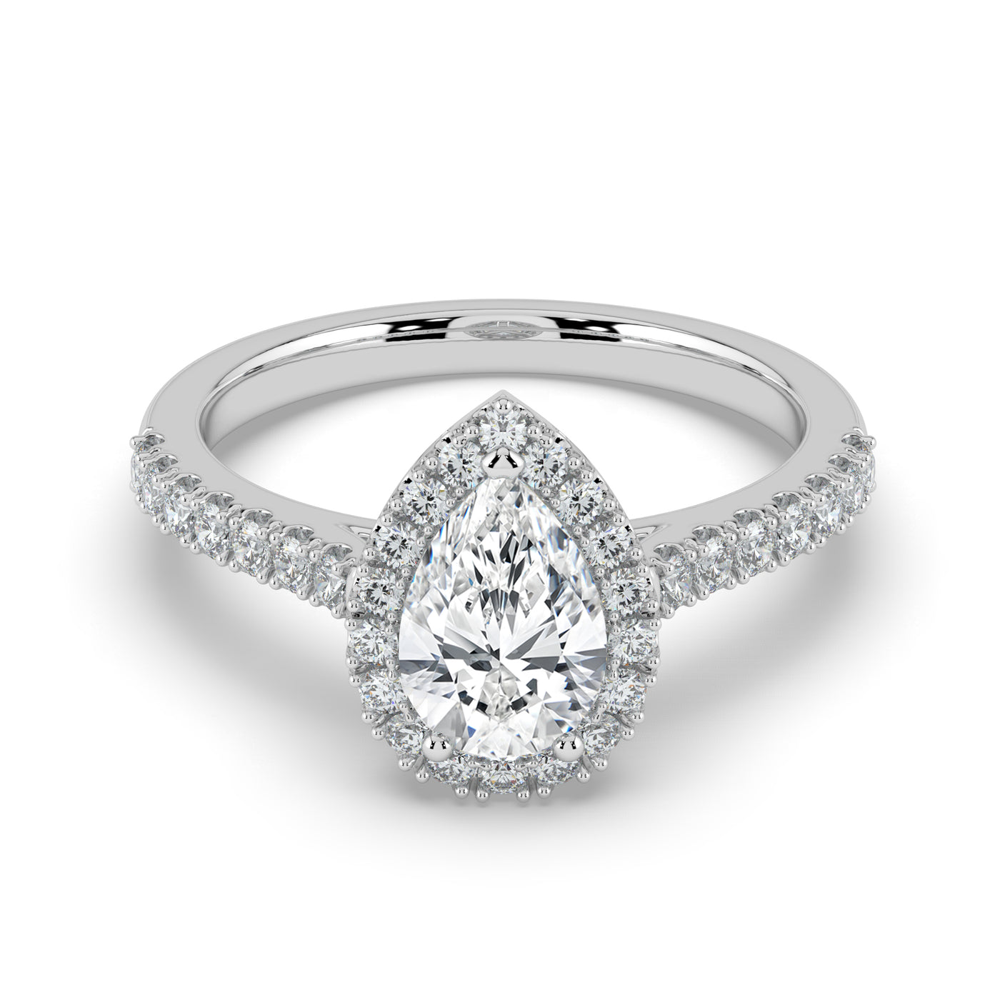 Pear Cut Diamond Ring
