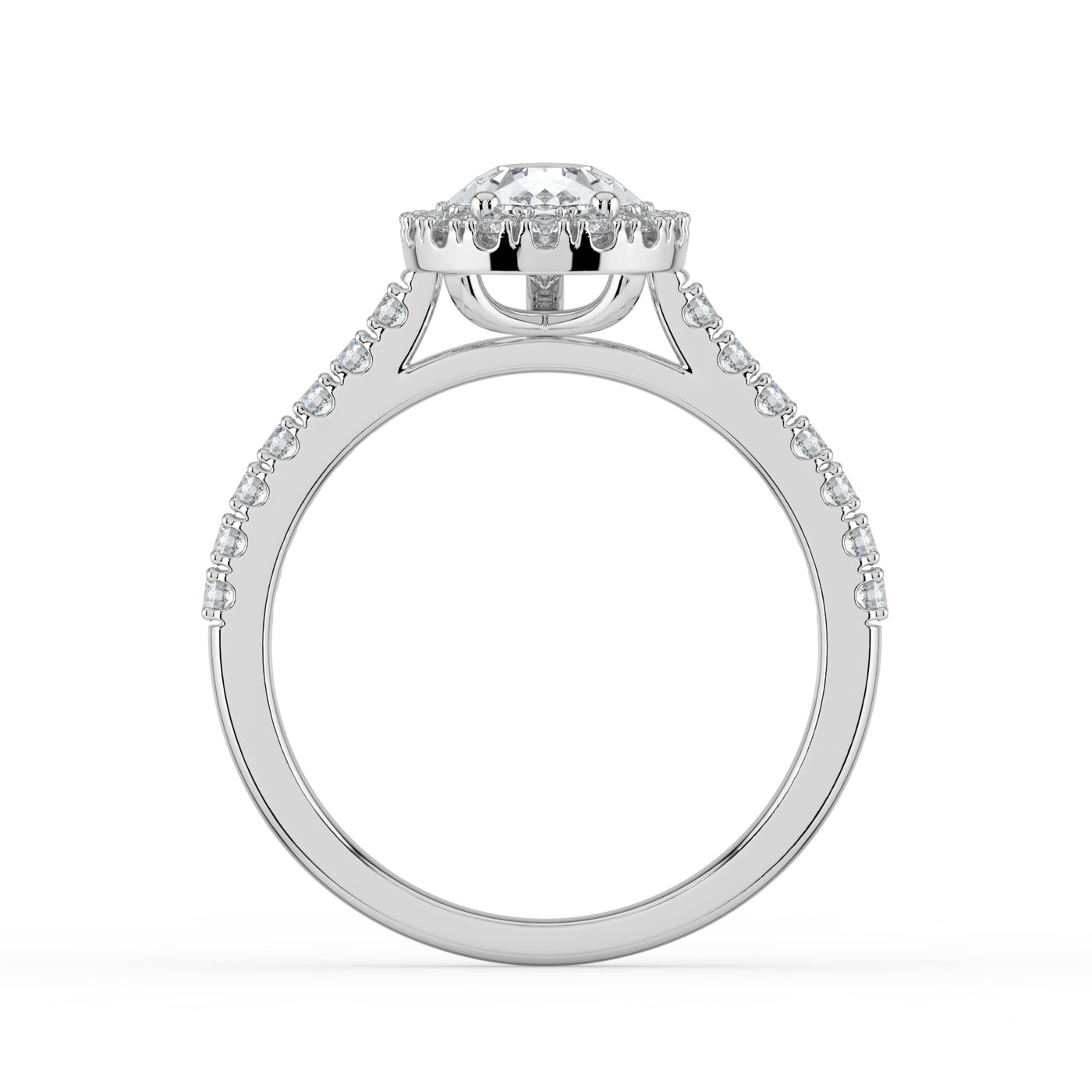 Pear Cut Diamond Ring