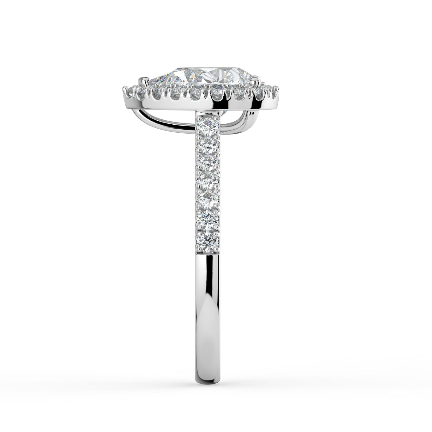 Pear Cut Diamond Ring