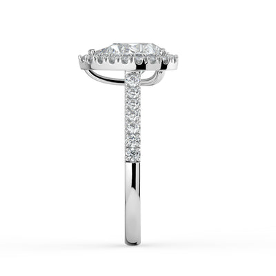 Pear Cut Diamond Ring
