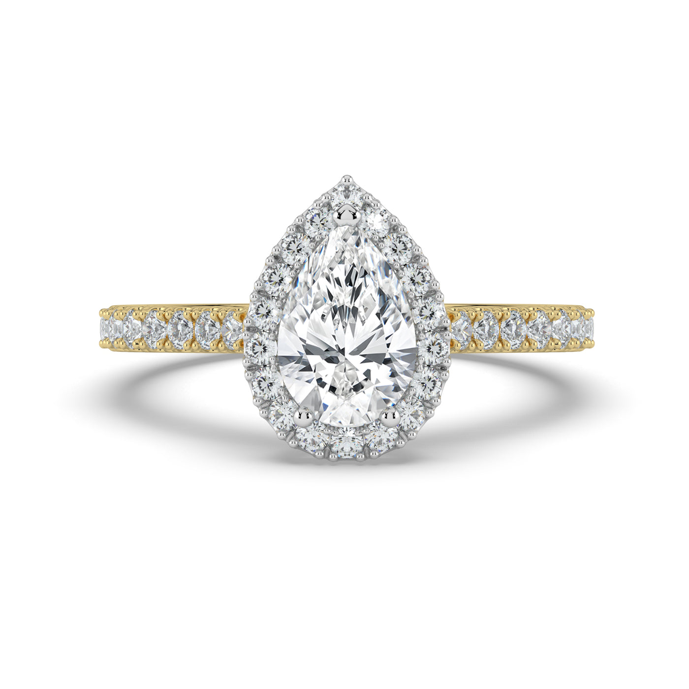 Pear Cut Diamond Ring