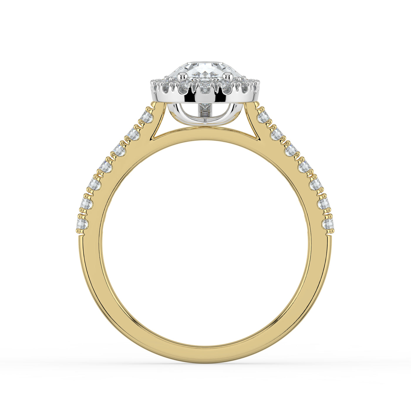 Pear Cut Diamond Ring