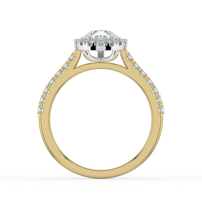 Pear Cut Diamond Ring