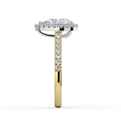 Pear Cut Diamond Ring