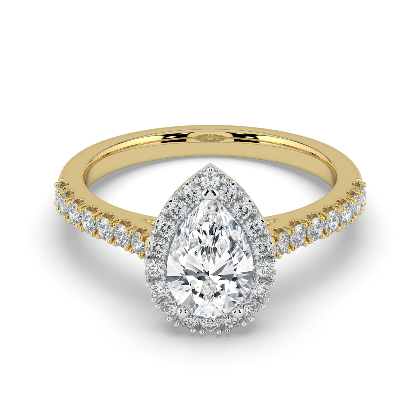 Pear Cut Diamond Ring