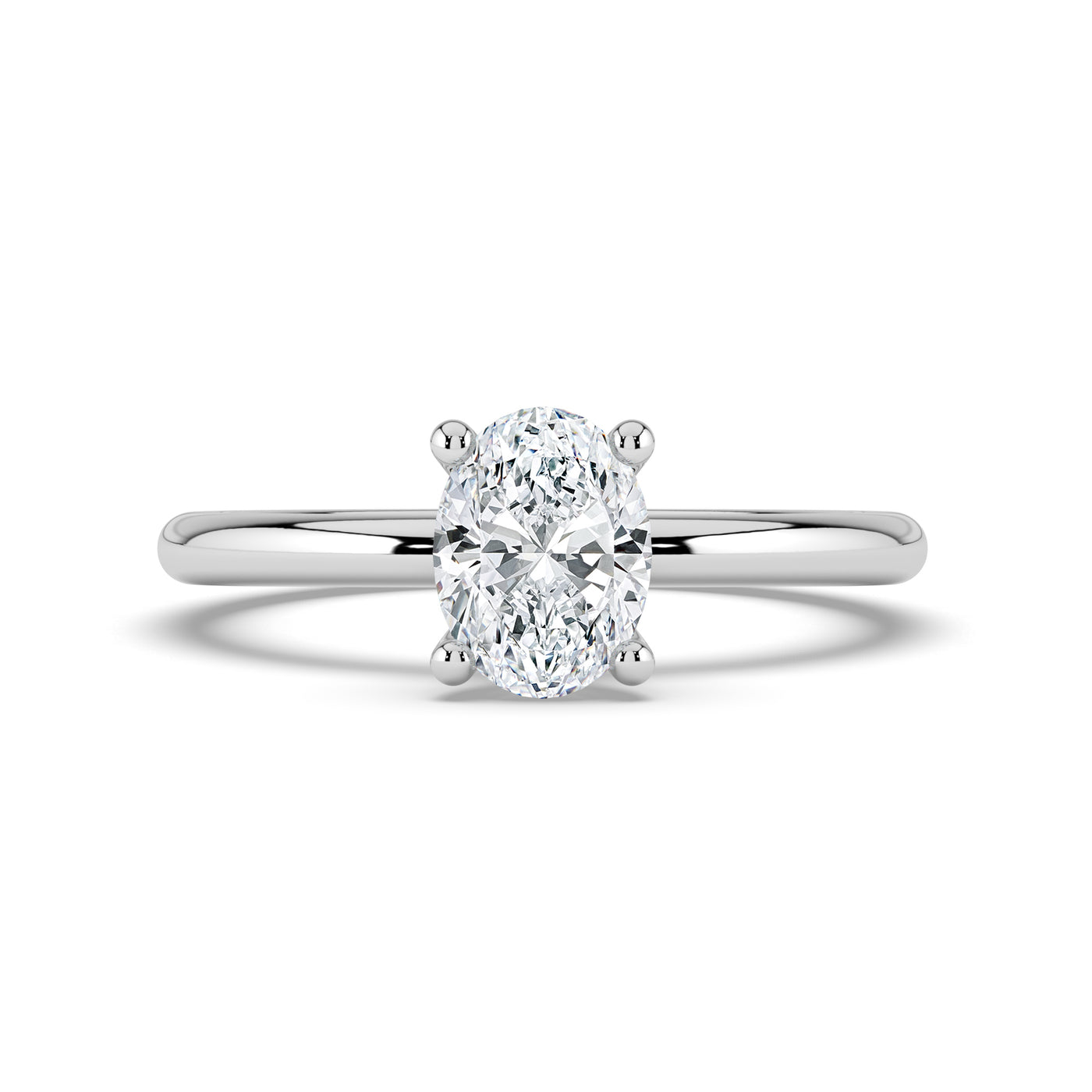 Oval Cut Solitaire Ring