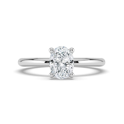 Oval Cut Solitaire Ring