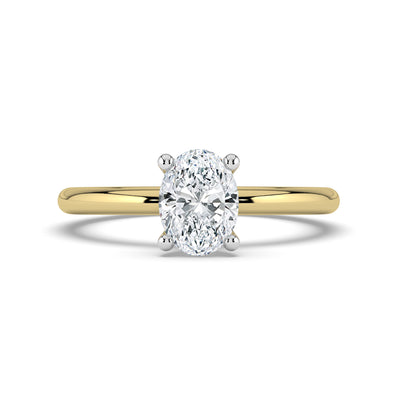 Oval Cut Solitaire Ring
