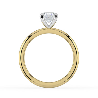 Oval Cut Solitaire Ring